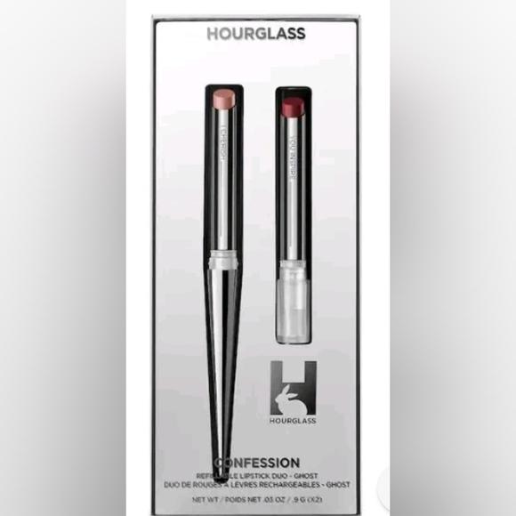 HOURGLASS LIMITED EDITION Confession Refillable Lipstick Duo - Ghost BNIB SEALED - Picture 1 of 5